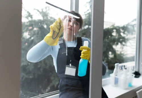 Nettoyage de vitres intérieures et extérieures à la Haie-Traversaine